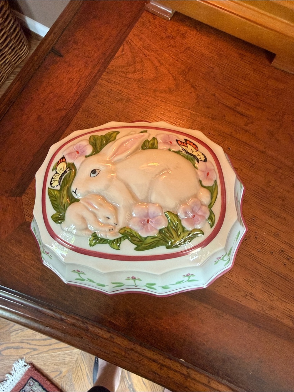 1986 Franklin Mint “Le Cordon Bleu” Bunny Rabbits Jelly/jello Mold